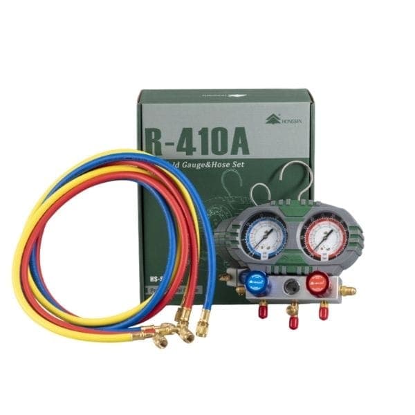 Manifold Seti HS-S60-104 R134/R404A/R407C/R410A Ø80 150 CM Hortumlu