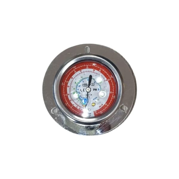 Gliserinli Flanşlı Arkadan Çıkışlı Yüksek Basınç Manometre (0 / 50 Bar)