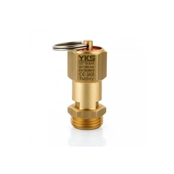 1/2 19 Bar Ce Air Emniyet Ventili YKS-156 No:156-131023 Hava Kompresörü İçin
