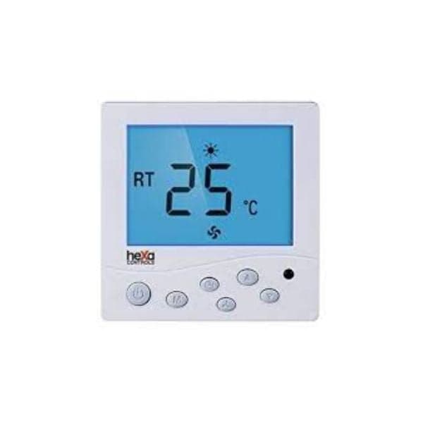 RT226-R4-B Oda Termostatı 3 Hız Fan Kontrol - 2 Ve 4 Borulu ısıtma/soğutma LCD Ekran