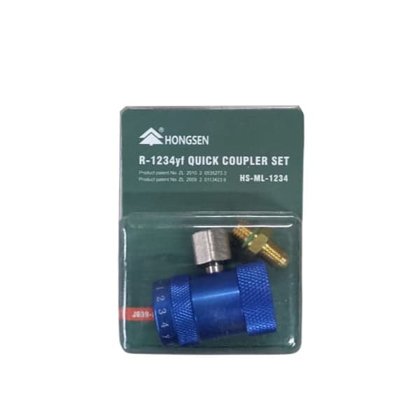 Araç Gaz Şarj Vanası Jak HS-ML 1234yf Alçak Basınç Mavi 1208 Lock Type