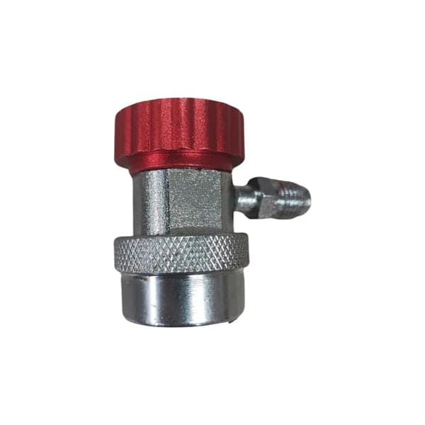 QC-18H R-134A Araç Gaz Şarj Vanası Yüksek Basınç Kırmızı Üstten Oto Jak