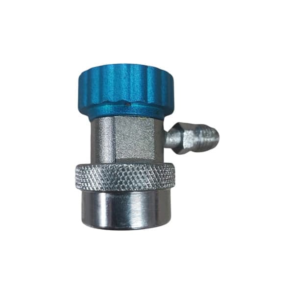 QC-18L R-134A Araç Gaz Şarj Vanası Alçak Basınç Mavi Üstten Oto Jak